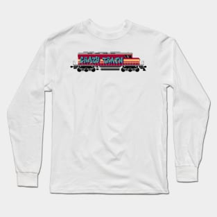 Crazy Train - Rock and Roll Locomotive Long Sleeve T-Shirt